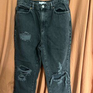 Garage Denim Vintage Straight Leg Distressed Jean